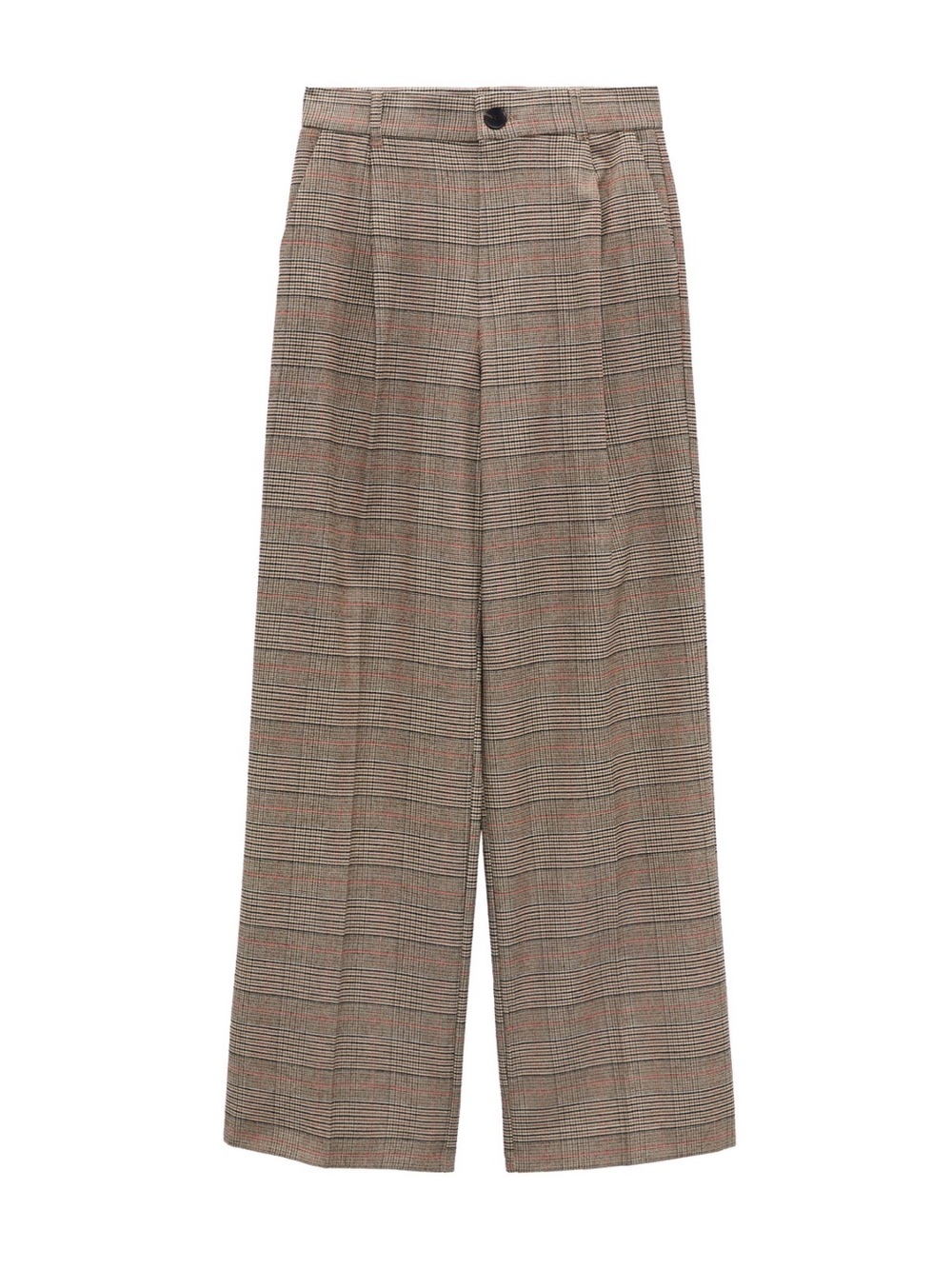 ZARA PLAID FULL LENGTH PANTS size XS